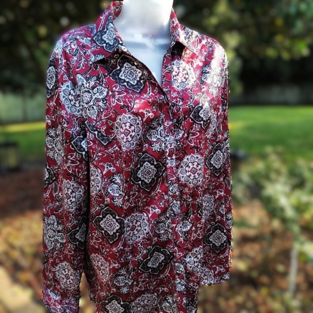 Croft & Barrow Casual or Career Blouse Like New L